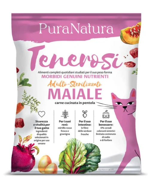 Pura Natura Dalla Grana Tenerosi Maiale per GATTI