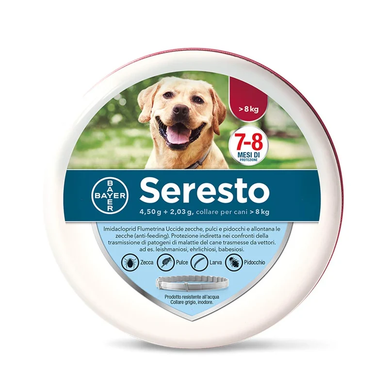 SERESTO COLLARE PER CANI DEL PERSO SUPERIORE A 8KG