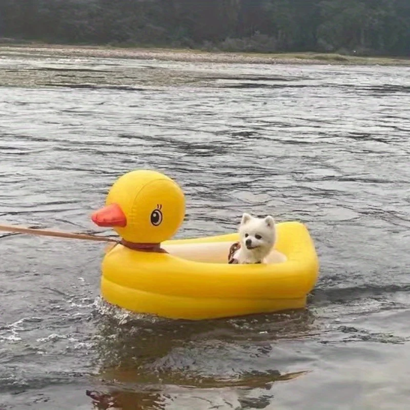 Salvagente per Cani Piccoli "Yellow Duck" 50x90cm | Corgi e Teddy