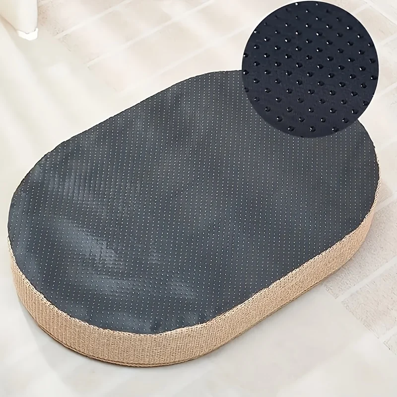 Tiragraffi in Juta per Gatti con Pallina | Cuccia e Gioco 57x36cm