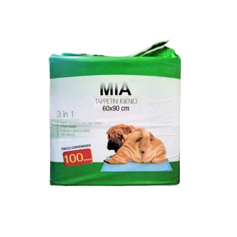 Mia Tappetini Igienici Cani 60x90 (100 Pezzi) | Assorbenti Anti-Odore