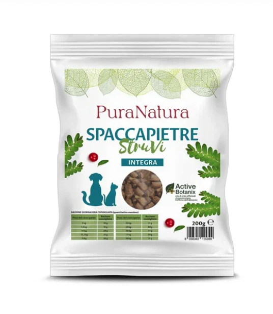 Pura Natura Dalla Grana SPACCAPIETRE STRUVI Integra per Cani e Gatti