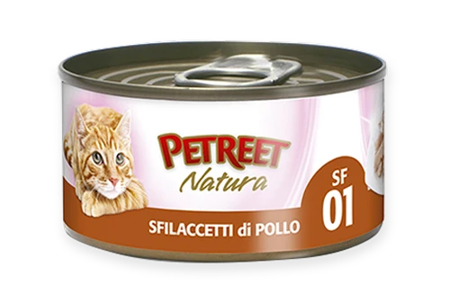 PETREET Sfilaccetti di Pollo 70gr x 6pz