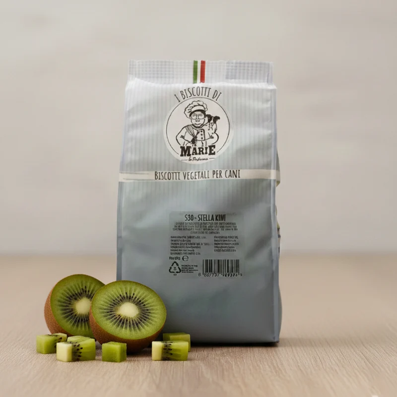 Biscotti Marie Vegetali Stella al Kiwi per Cani 400g | Senza Sale e Zuccheri