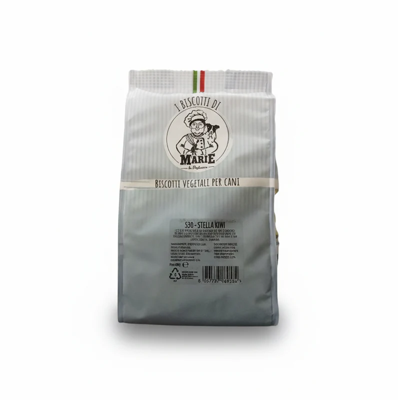 Biscotti Marie Vegetali Stella al Kiwi per Cani 400g | Senza Sale e Zuccheri