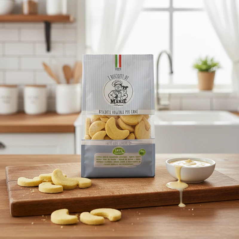 Biscotti Marie Vegetali al Formaggio per Cani 400g | Senza Sale e Zuccheri