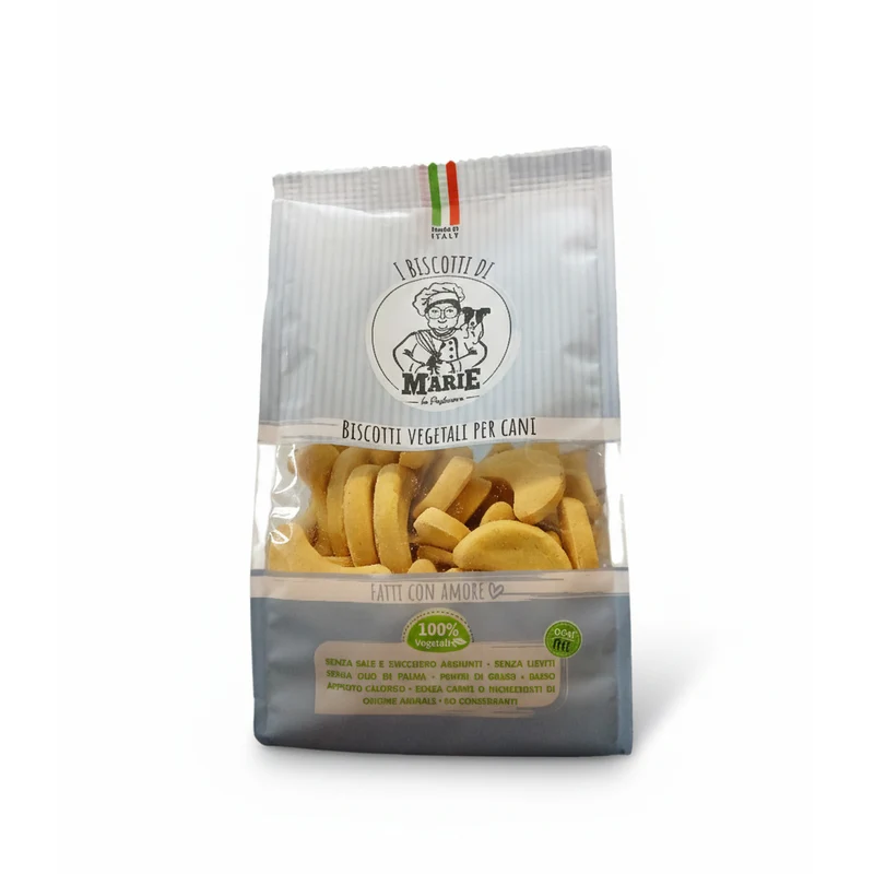 Biscotti Marie Vegetali al Formaggio per Cani 400g | Senza Sale e Zuccheri