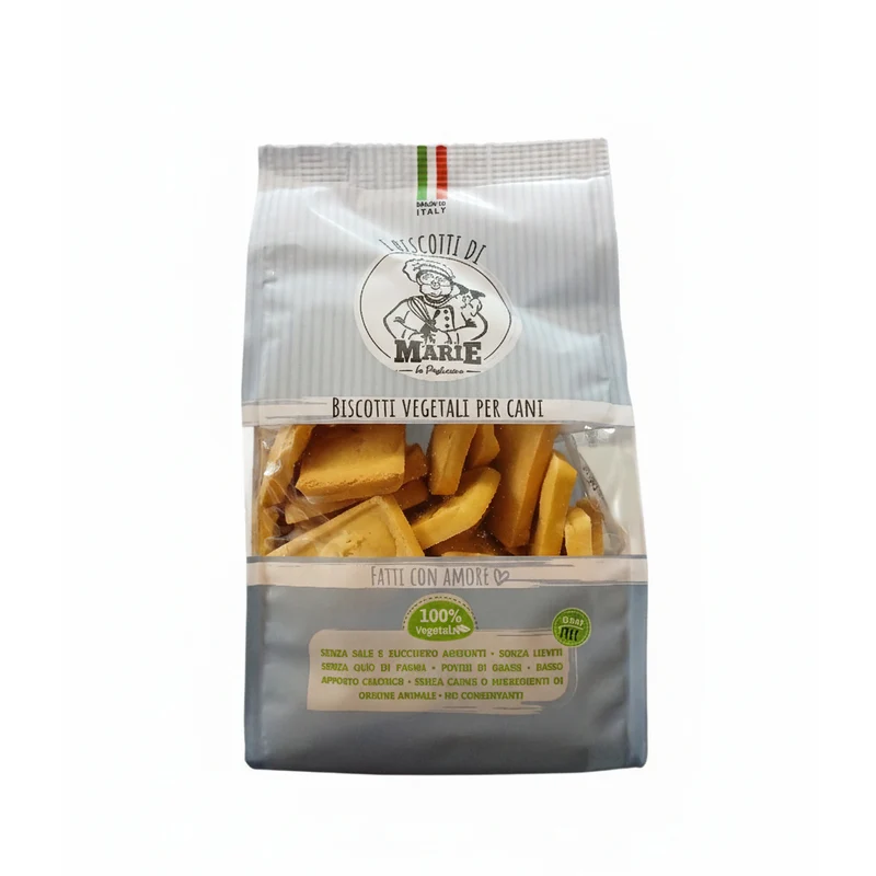 Biscotti Marie Vegetali Galletti al Latte per Cani 400g | Senza Sale e Zuccheri