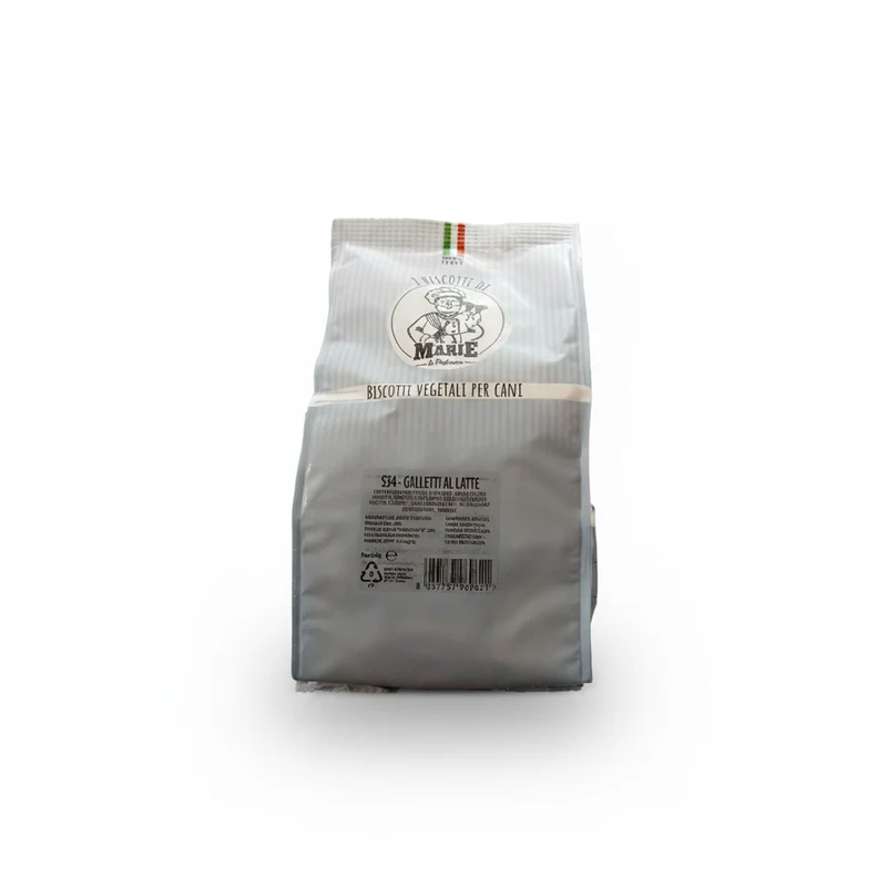 Biscotti Marie Vegetali Galletti al Latte per Cani 400g | Senza Sale e Zuccheri