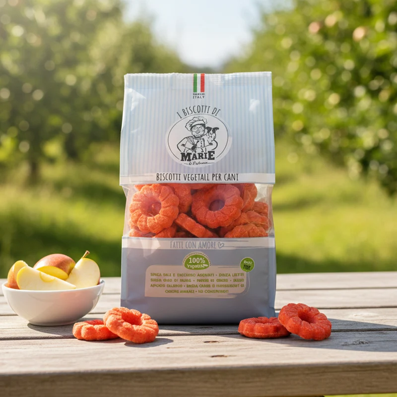 Biscotti Marie Vegetali alla Mela per Cani 400g | Senza Sale e Zuccheri