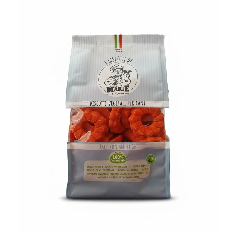 Biscotti Marie Vegetali alla Mela per Cani 400g | Senza Sale e Zuccheri