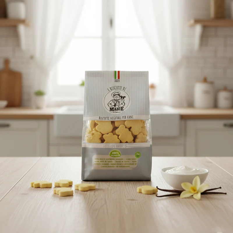 Biscotti Marie Vegetali alla Vaniglia per Cani 400g | Senza Sale e Zuccheri
