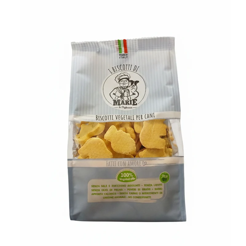 Biscotti Marie Vegetali alla Vaniglia per Cani 400g | Senza Sale e Zuccheri