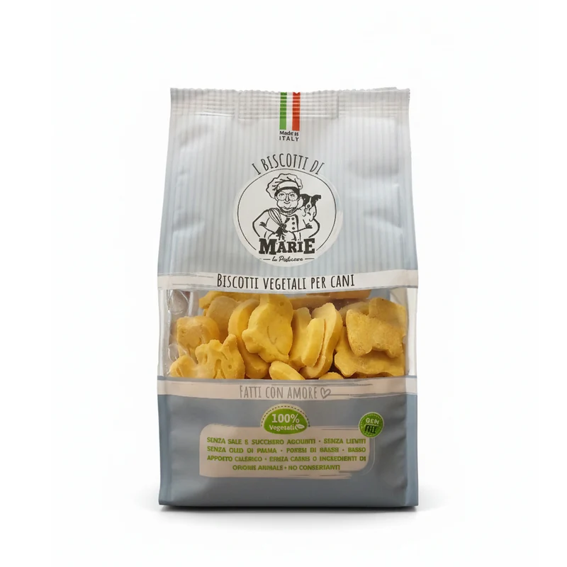 Biscotti Marie Vegetali al Cocco per Cani 400g | Senza Sale e Zuccheri