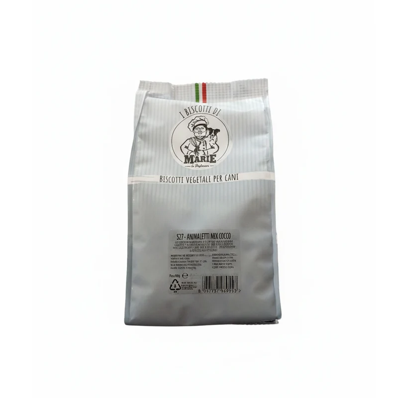 Biscotti Marie Vegetali al Cocco per Cani 400g | Senza Sale e Zuccheri