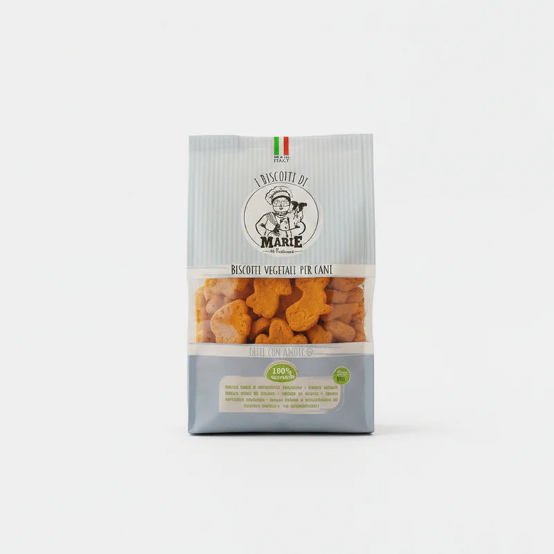 Biscotti Marie Vegetali alla Carota per Cani 400g | Senza Sale e Zuccheri