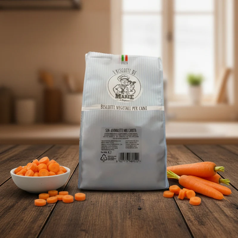Biscotti Marie Vegetali alla Carota per Cani 400g | Senza Sale e Zuccheri