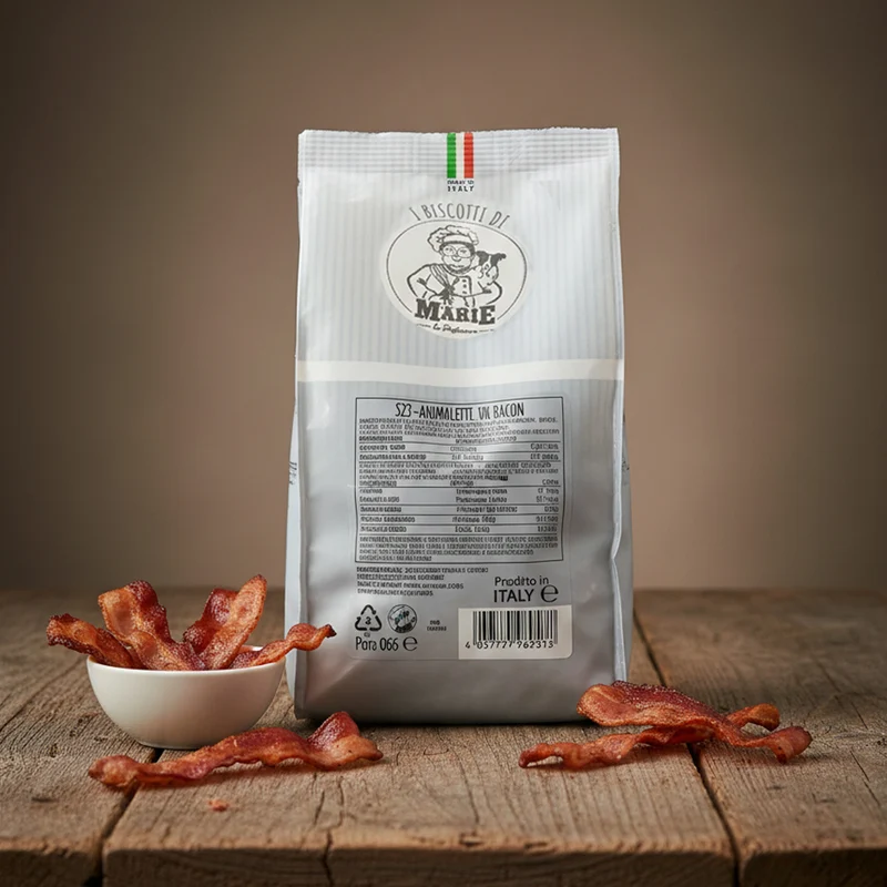 Biscotti Marie Vegetali per Cani Animaletti Mix Aroma Bacon 400g