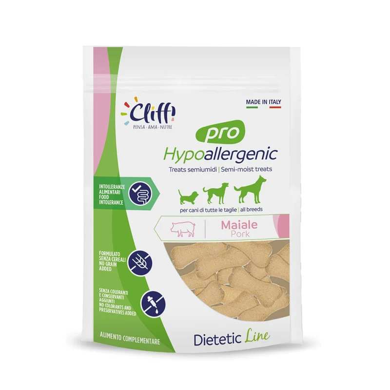 Cliffi Pro Hypoallergenic Maiale 100g | Snack Monoproteico Cane