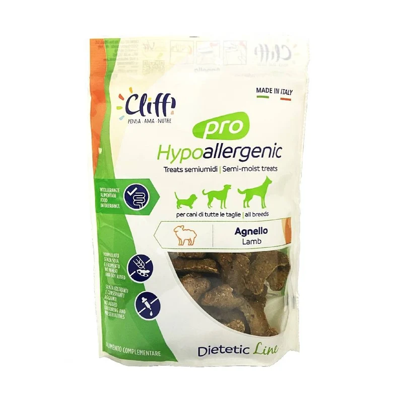 Cliffi Pro Hypoallergenic Agnello 100g | Snack Monoproteico per Cani