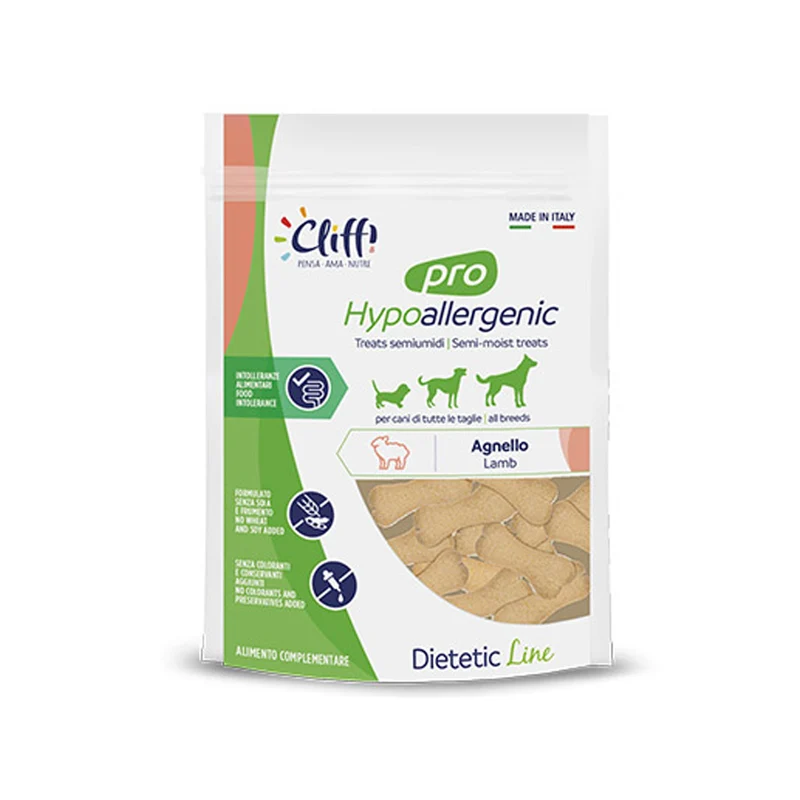 Cliffi Pro Hypoallergenic Agnello 100g | Snack Monoproteico per Cani