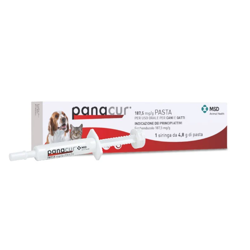 Panacur Pasta 187,5 mg/g Siringa | Vermifugo e Giardia Cani e Gatti