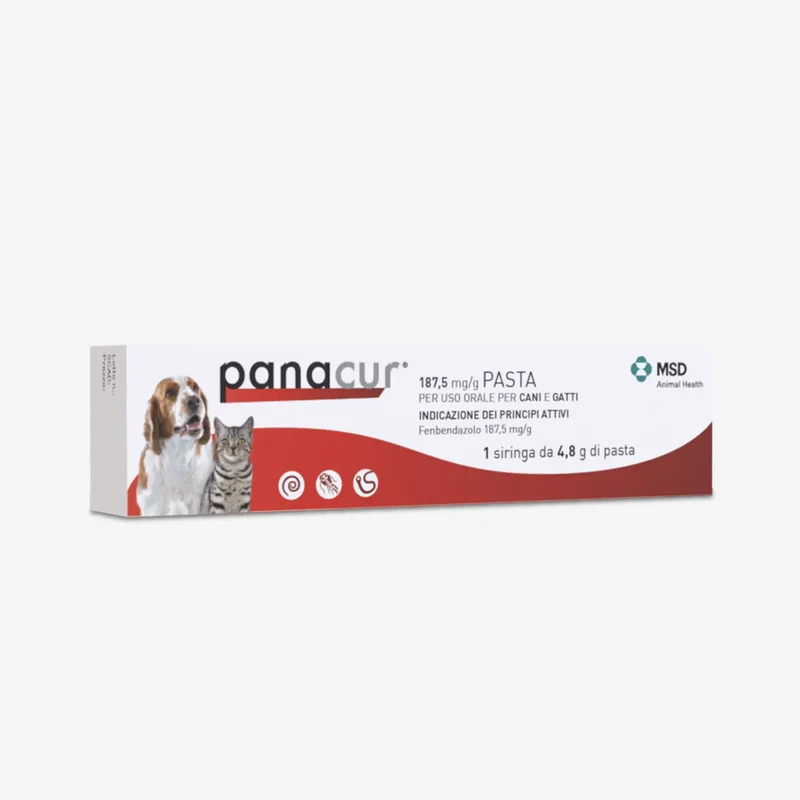 Panacur Pasta 187,5 mg/g Siringa | Vermifugo e Giardia Cani e Gatti