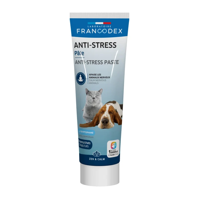 Francodex Pasta Anti-Stress 100g | Calmante Naturale per Cani e Gatti