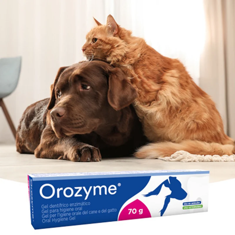 Orozyme Gel Orale 70g | Dentifricio Enzimatico per Cani e Gatti