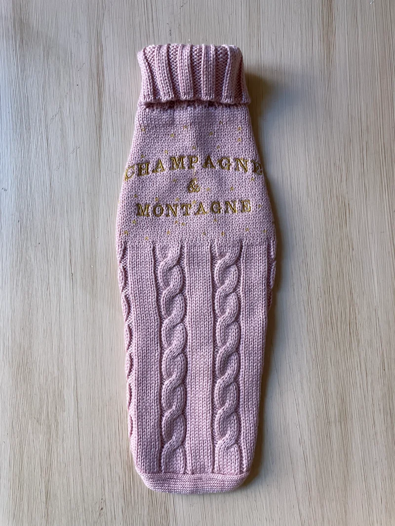 Maglioncino "Champagne e Montagne" - My Dog - ULTIME TAGLIE!!!
