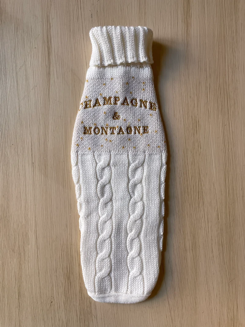 Maglioncino "Champagne e Montagne" - My Dog - ULTIME TAGLIE!!!