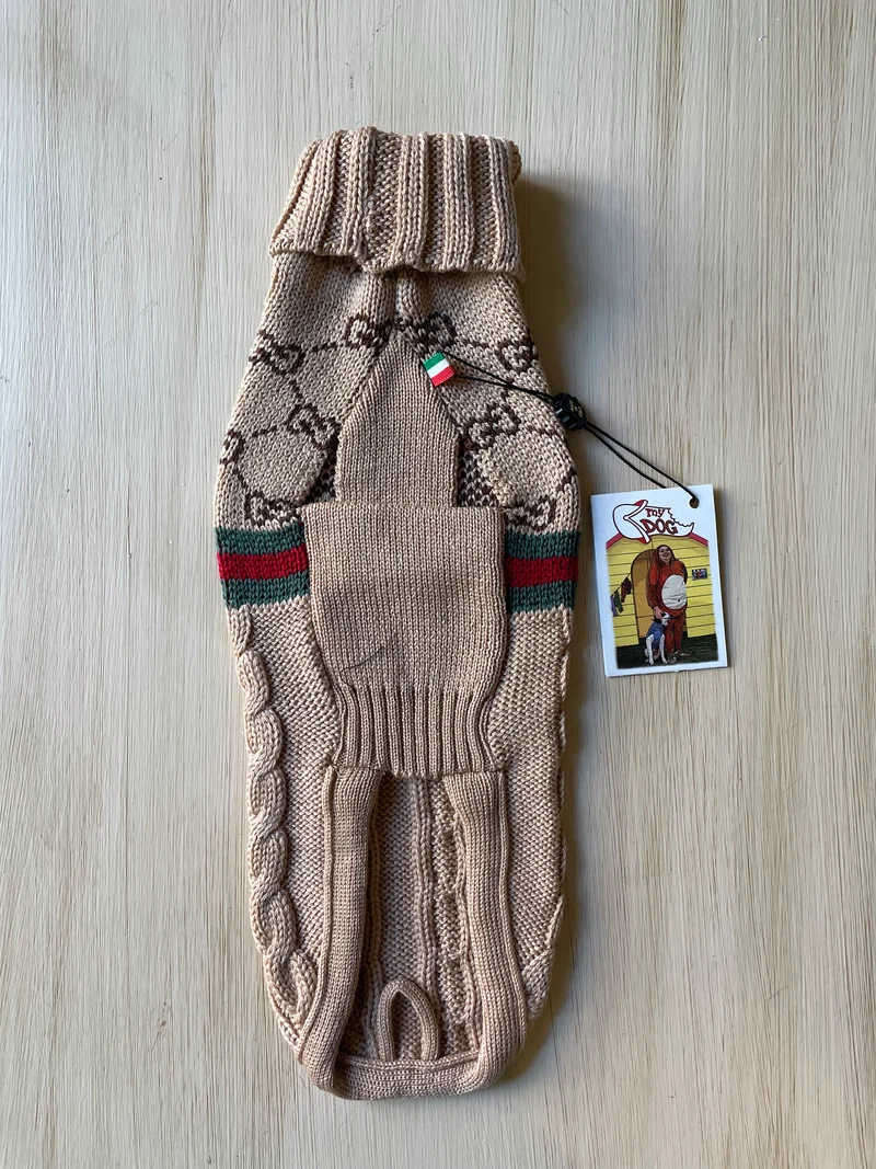 Maglioncino "Infinity Trecce e Coste" - My Dog - ULTIME TAGLIE!!