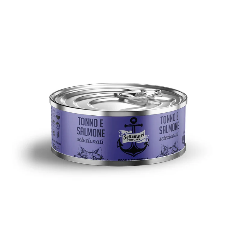 Settemari Umido Gatto FILETTI di Tonno con Salmone