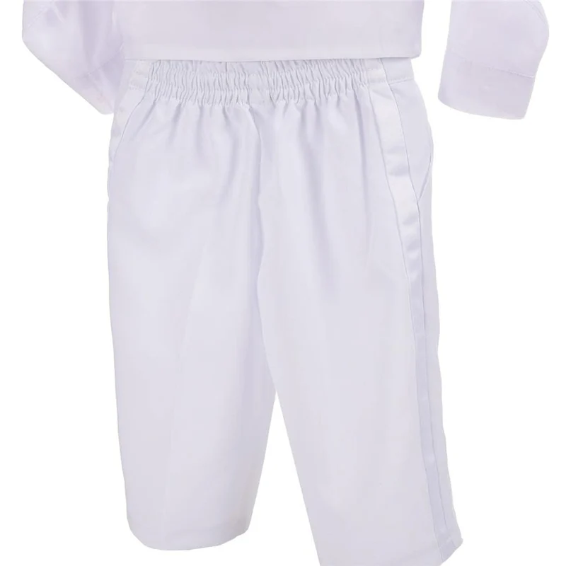 Lito Angels Smoking Neonato Bimbo, Completo Elegante Matrimoni Paggetto Battesimo Cerimonia, Taglia 6 Mesi, Bianco