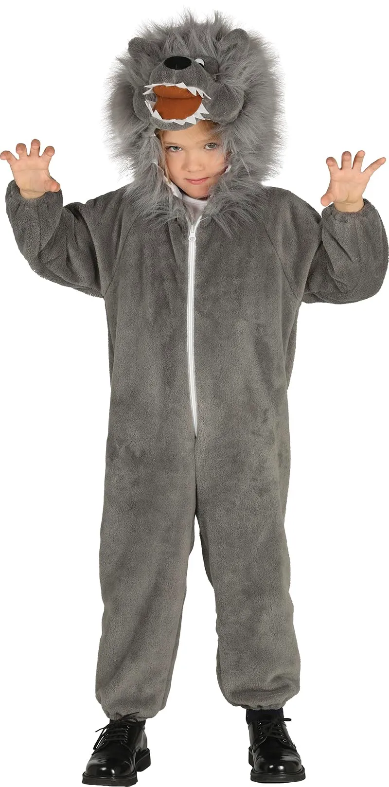 Costume da Lupo Selvaggio Bambino T-3/4 Anni