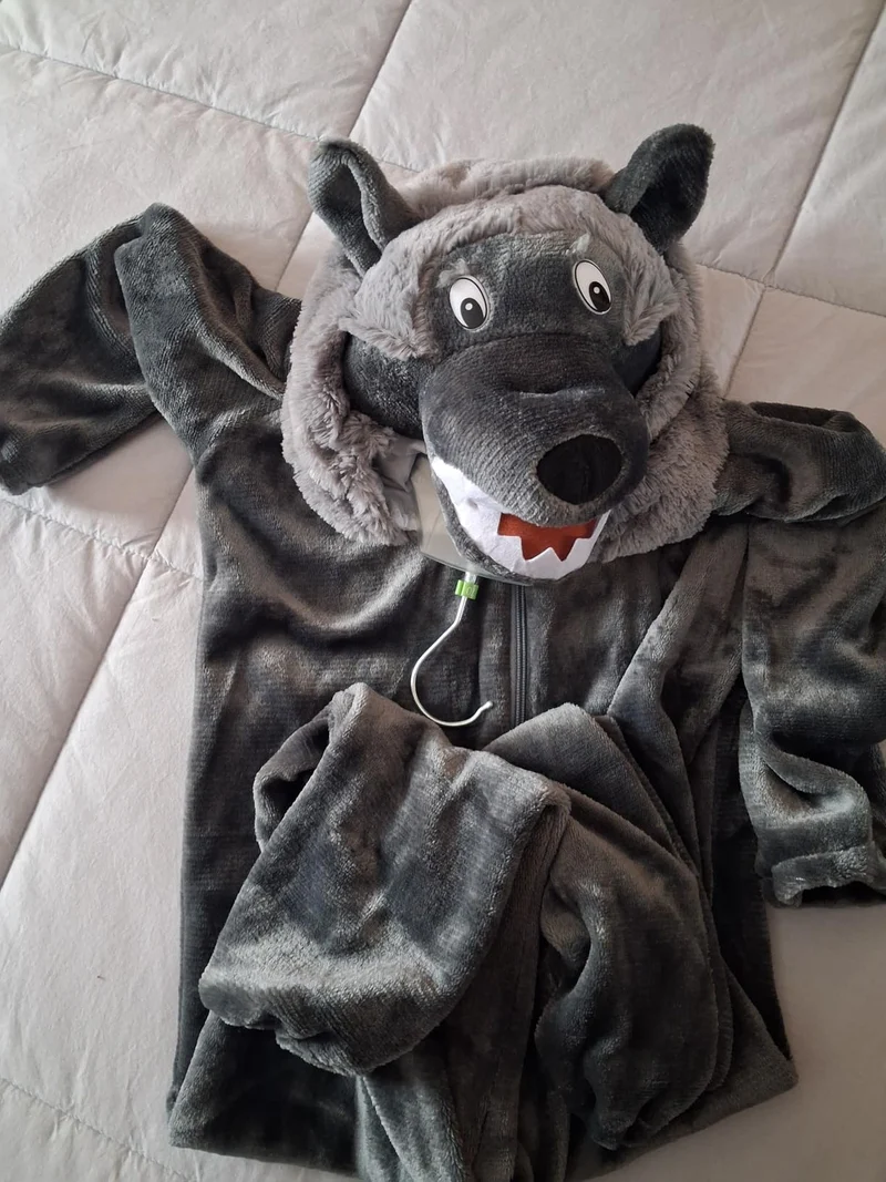 Costume da Lupo Selvaggio Bambino T-3/4 Anni