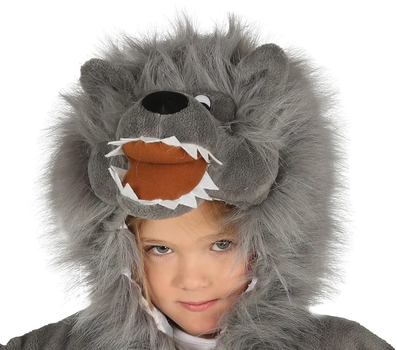 Costume da Lupo Selvaggio Bambino T-3/4 Anni
