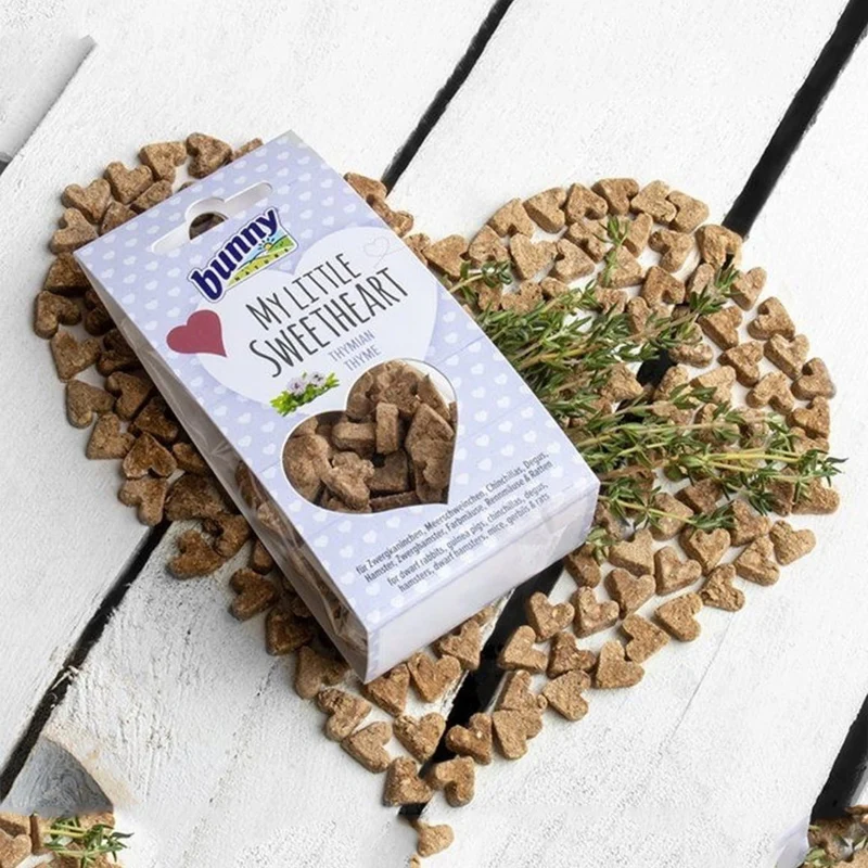 Bunny My Little Sweetheart al Timo | Snack Naturale per Roditori | 30 g