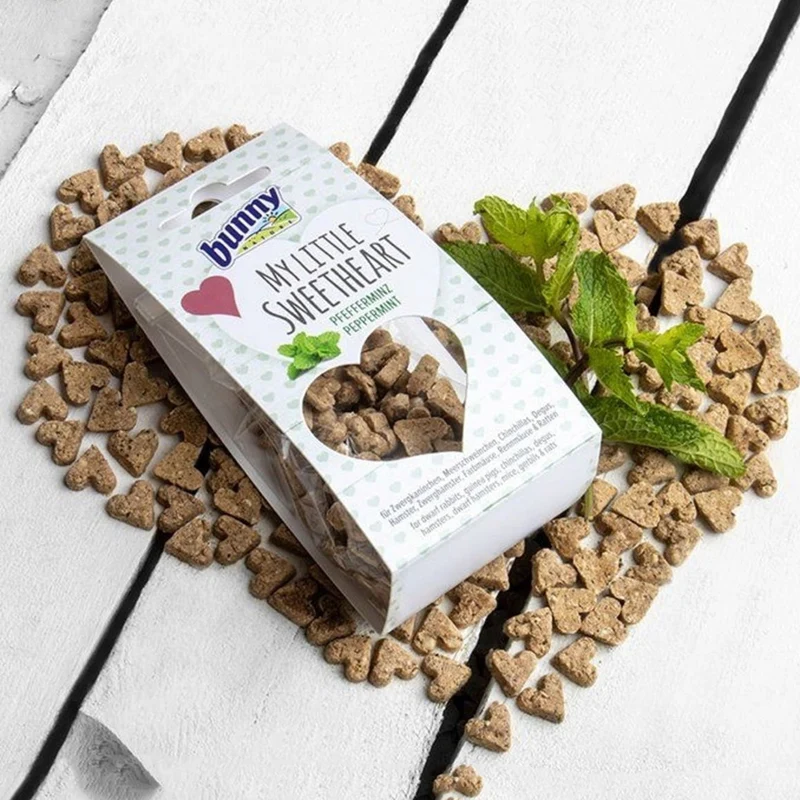 Bunny My Little Sweetheart Menta Piperita | Snack Naturale per Roditori | 30 g