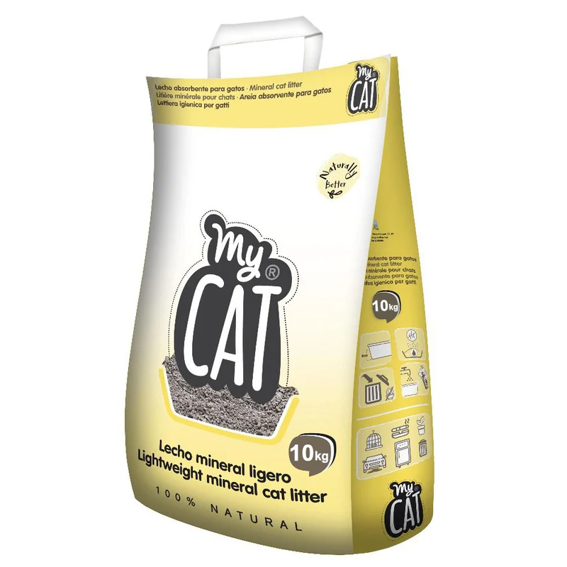 Lettiera Sepiolite per Gatti | 100% Naturale, Anti-Odore e Altamente Assorbente | 5 kg / 10 kg