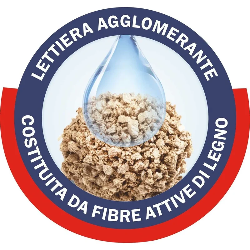 Cat's Best Original 7 L Lettiera Agglomerante Fibre di Legno | Biodegradabile, Smaltibile WC | Lunga Durata 7 Settimane