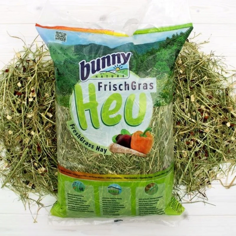 Bunny Nature Fieno Fresco alle Verdure 500g | 100% Naturale per Conigli e Roditori