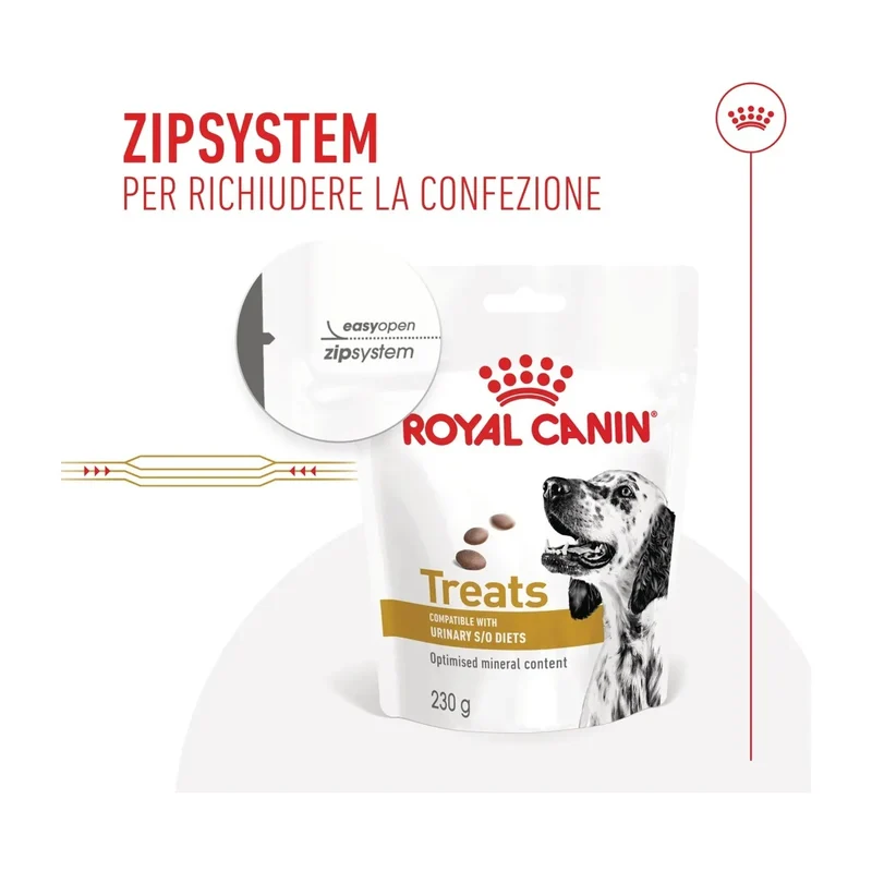 Royal Canin Urinary S/O Treats Cane Adulto 230g | Snack per Salute Urinaria