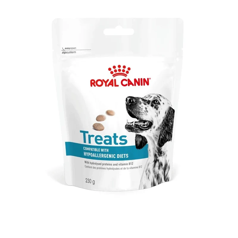 Royal Canin Hypoallergenic Treats Cane Adulto 230g | Snack per Sensibilità Alimentari