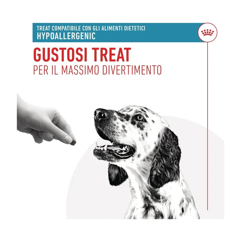 Royal Canin Hypoallergenic Treats Cane Adulto 230g | Snack per Sensibilità Alimentari