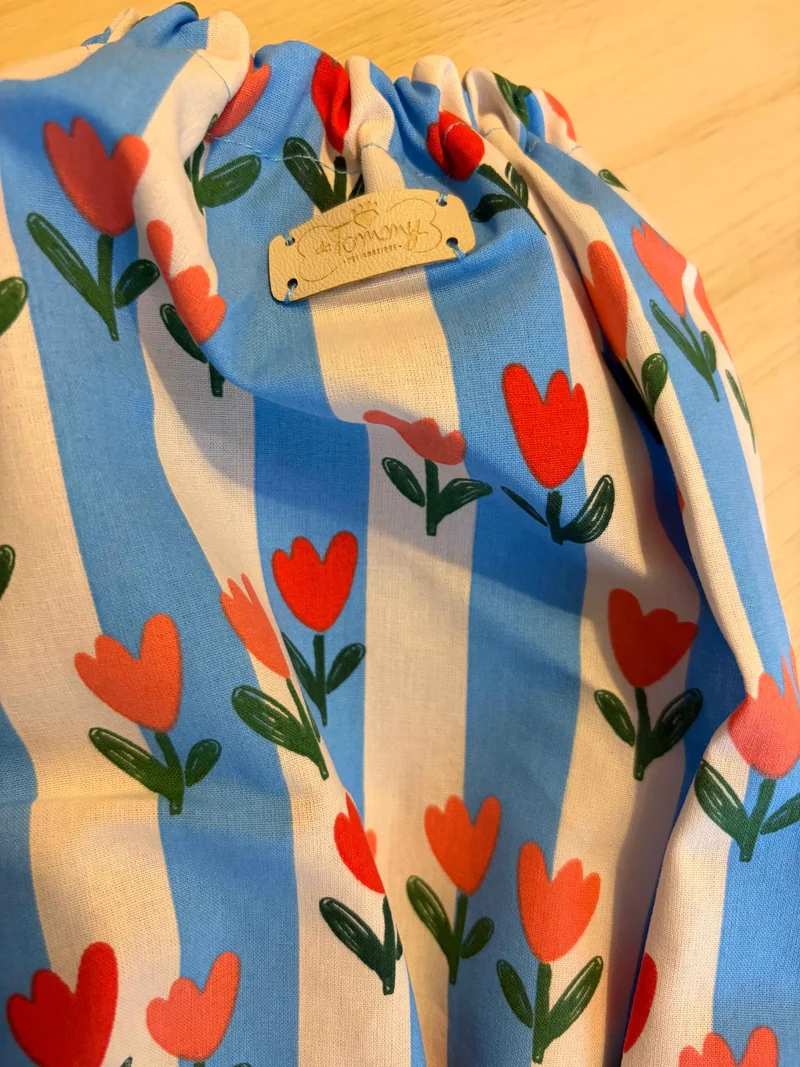 Paraorecchie Estivi in Cotone "Tulips" - Da Tommy Pet Boutique
