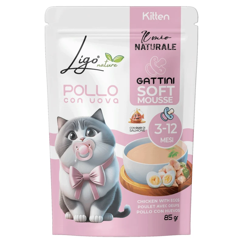 LIGO Vellutata Kitten Pollo con Uova 85gr