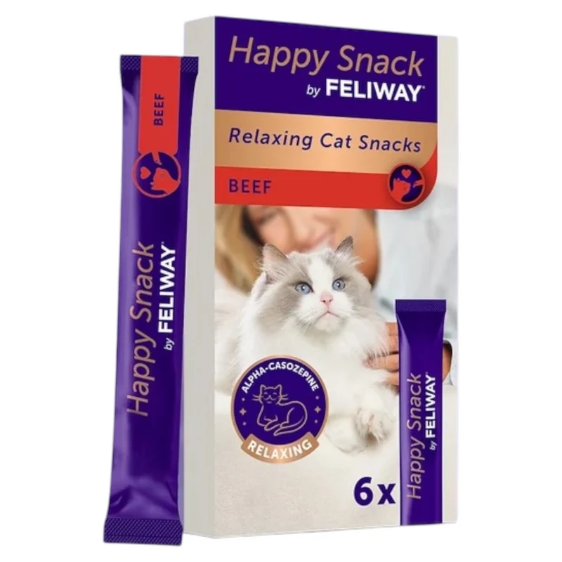 CEVA Gatto Happy Snack Feliway Manzo 6pz