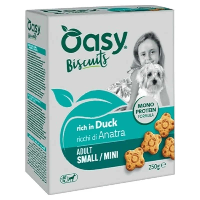 OASY Cane Biscotti Monoproteici Mini Adult Anatra 250gr