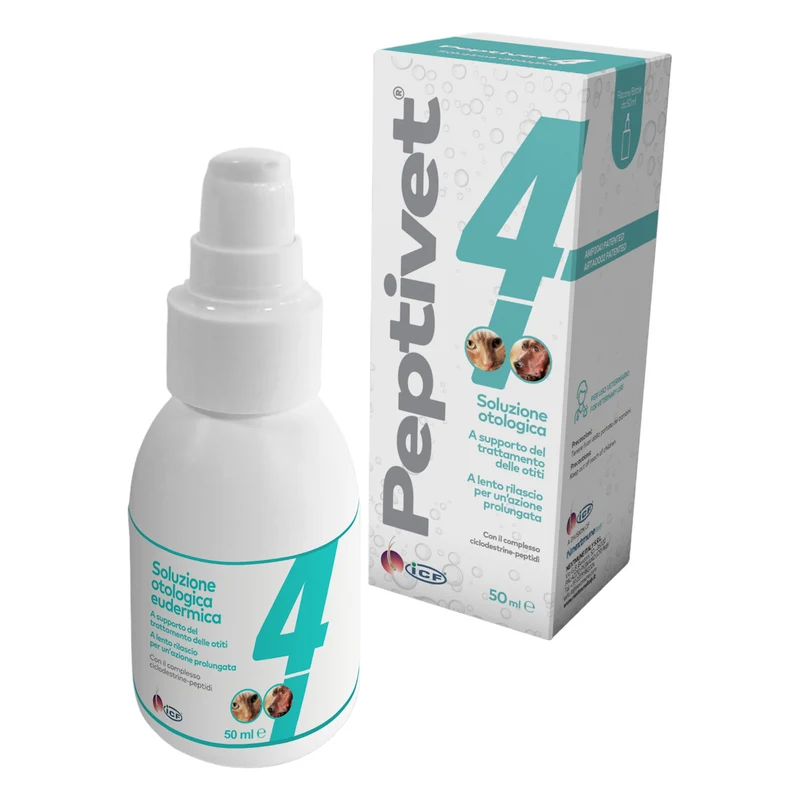 ICF Peptivet 4 Soluzione Otologica 50ml